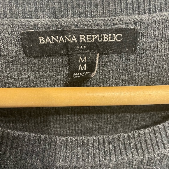 Banana Republic Women’s Sweater Lace Look Knit Black Size Medium Goth - Picture 5 of 9